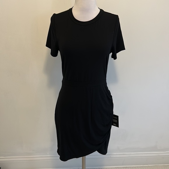 Lulus Basic With a Twist Back Cutout Mini Dress - Picture 3 of 9